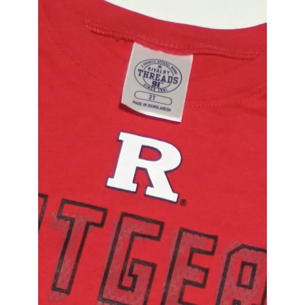 Rutgers Scarlet Knights Toddler T-Shirt - Size 2T - Red - Picture 2 of 3